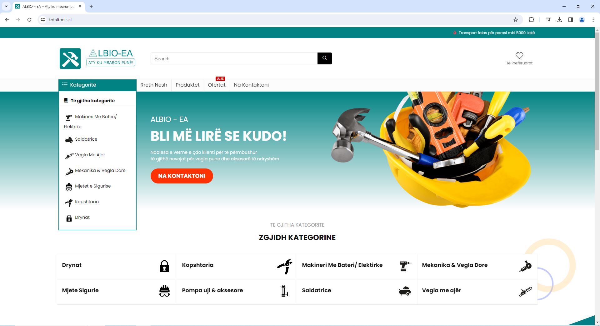 Startseite von ALBIO - EA