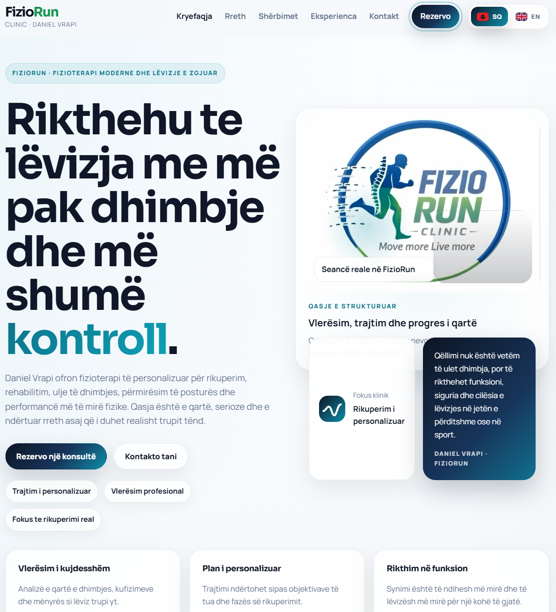 Homepage i Fizio Run