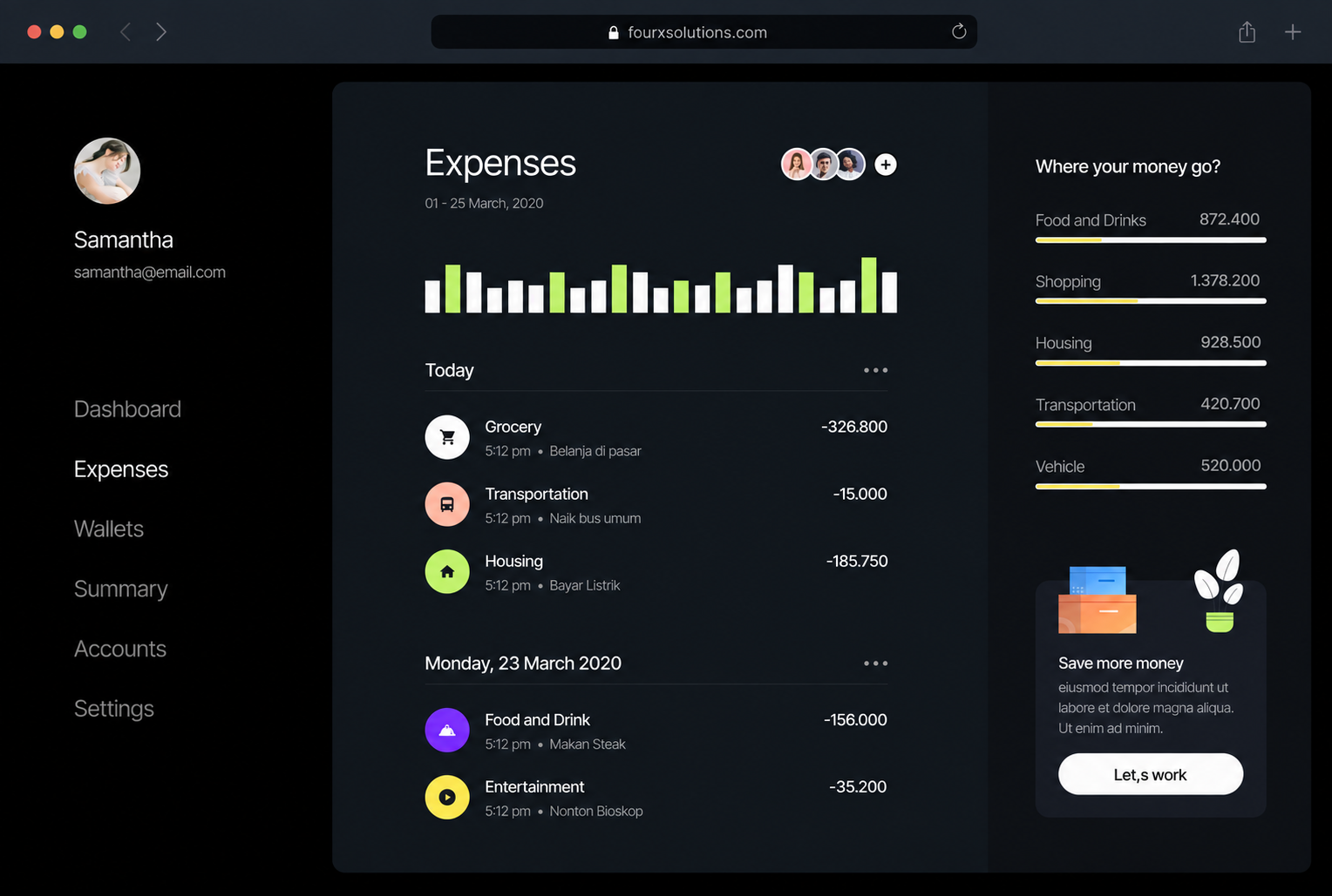 FourX Solutions risk management platform interface