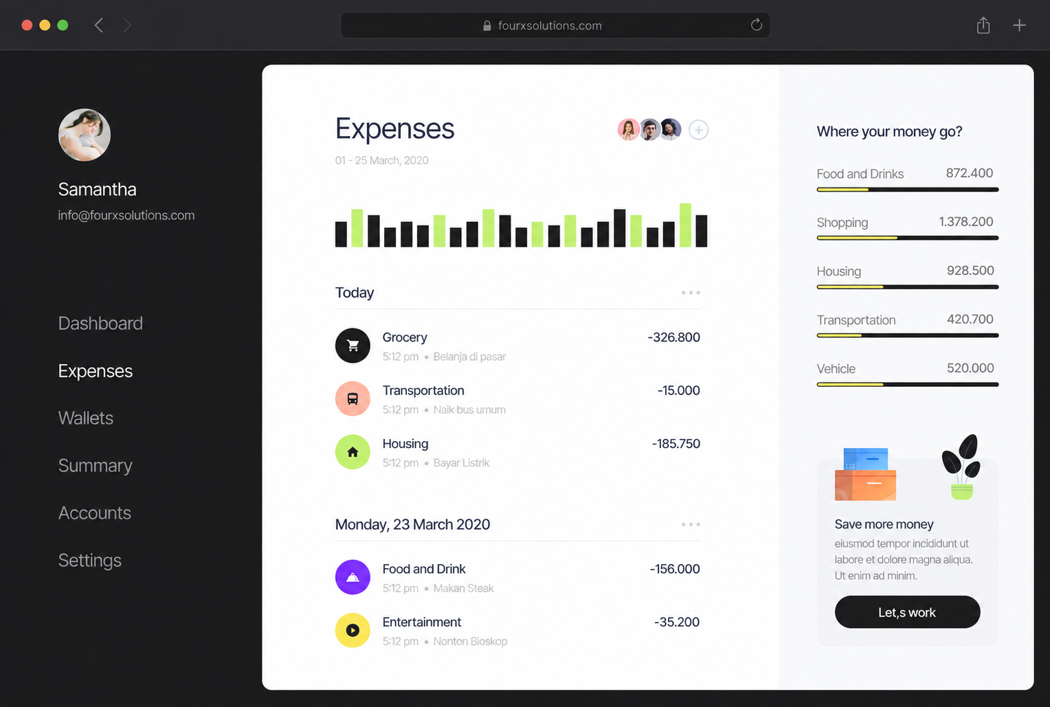 FourX Solutions risk management platform interface